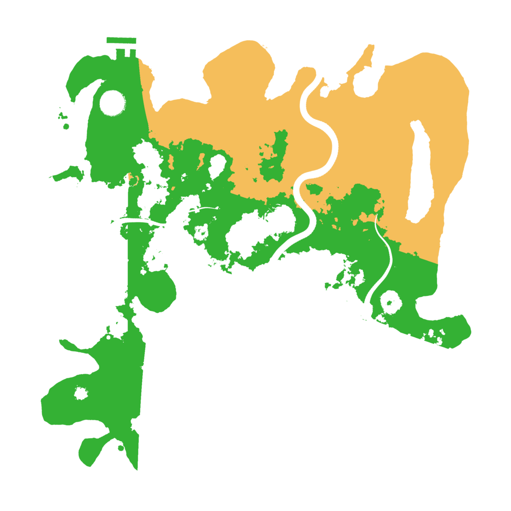 Biome Rust Map: Procedural Map, Size: 3500, Seed: 1924197411