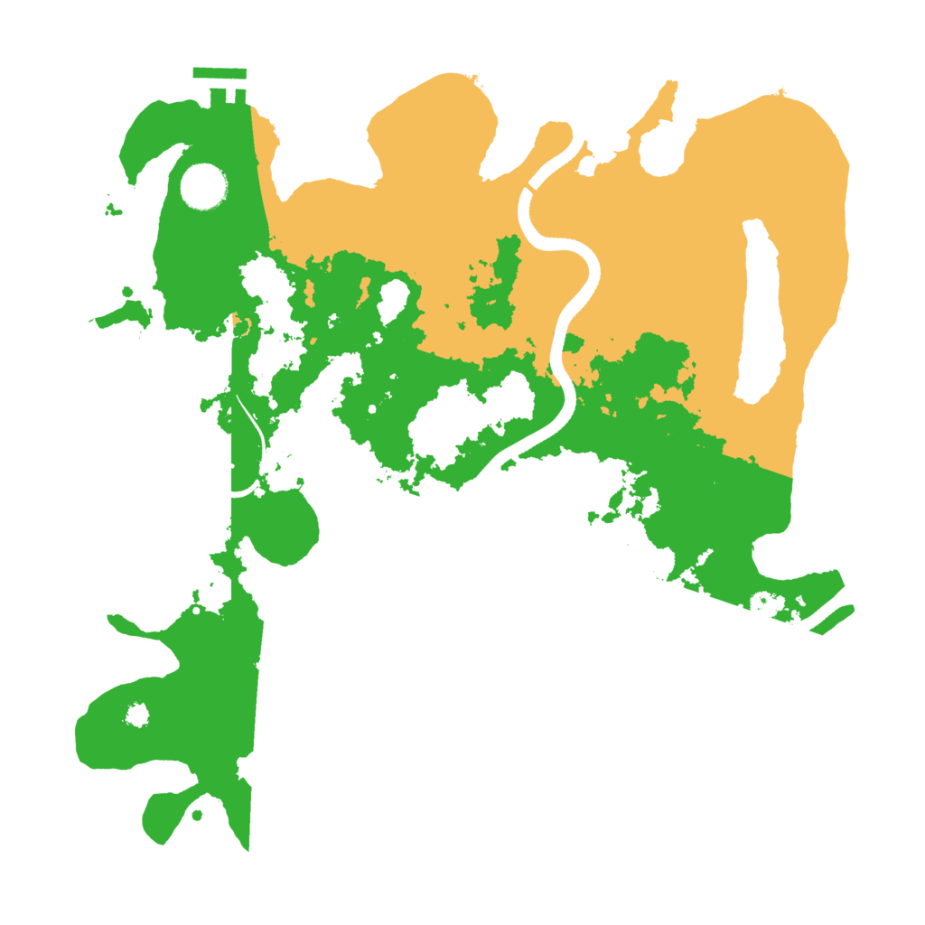 Biome Rust Map: Procedural Map, Size: 3500, Seed: 1924197411