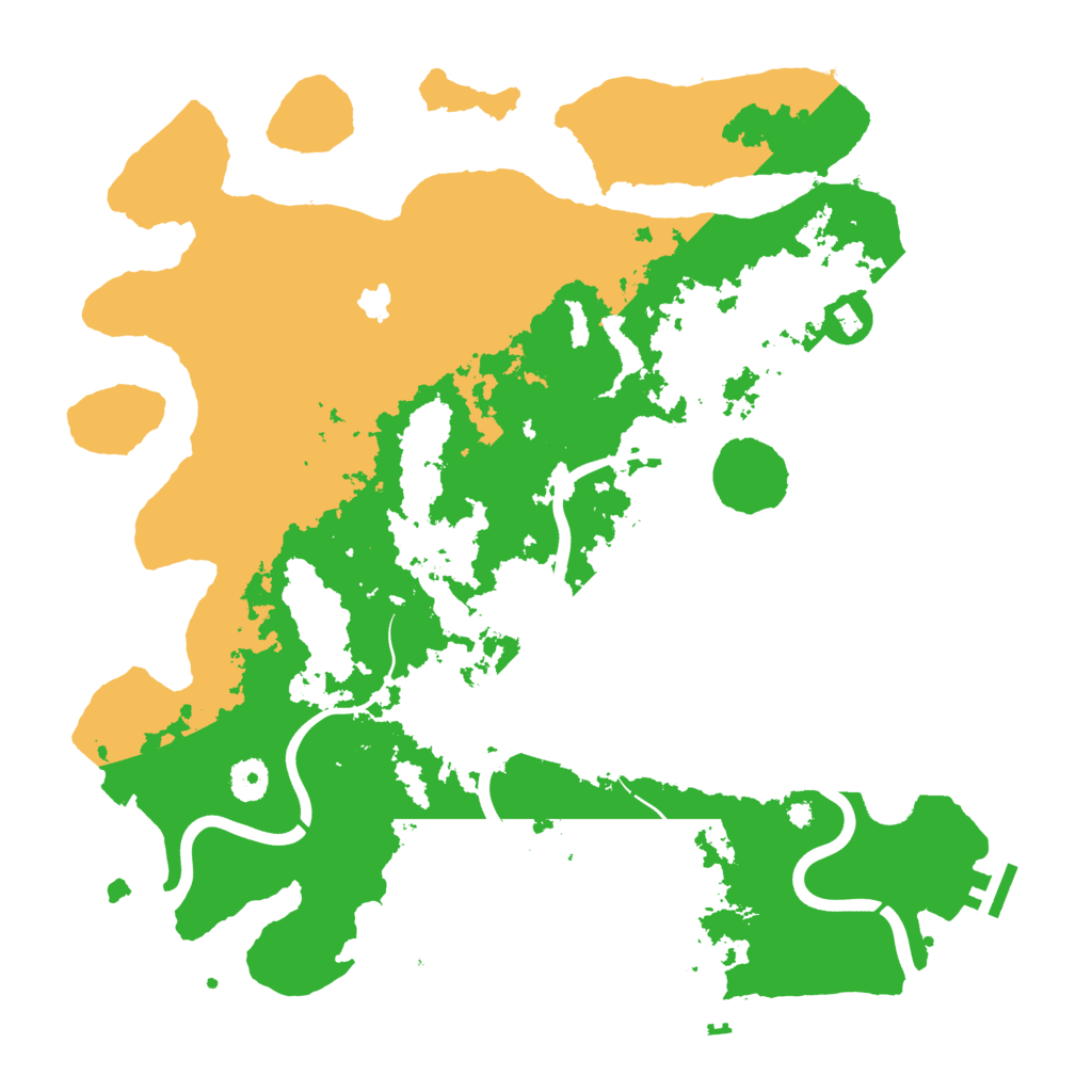 Biome Rust Map: Procedural Map, Size: 4000, Seed: 408097654
