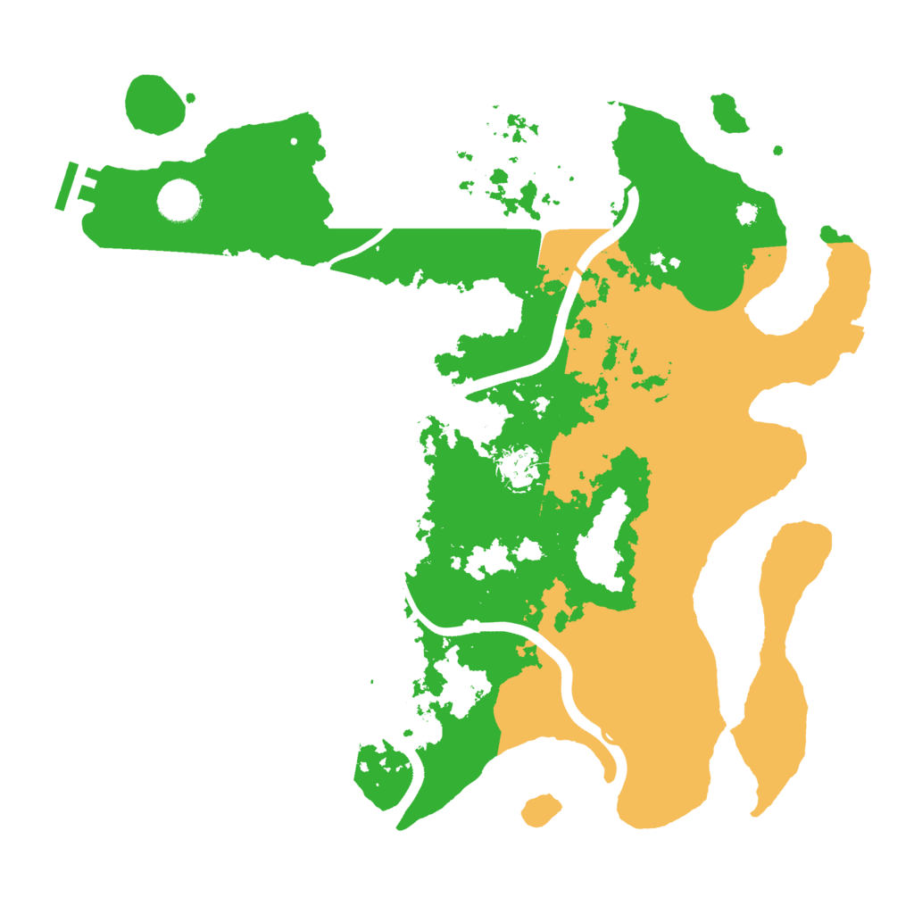 Biome Rust Map: Procedural Map, Size: 3750, Seed: 708835201