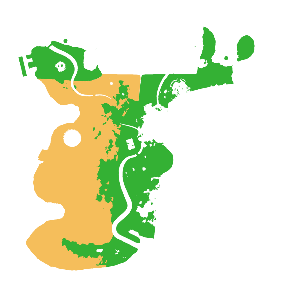 Biome Rust Map: Procedural Map, Size: 3000, Seed: 147768062