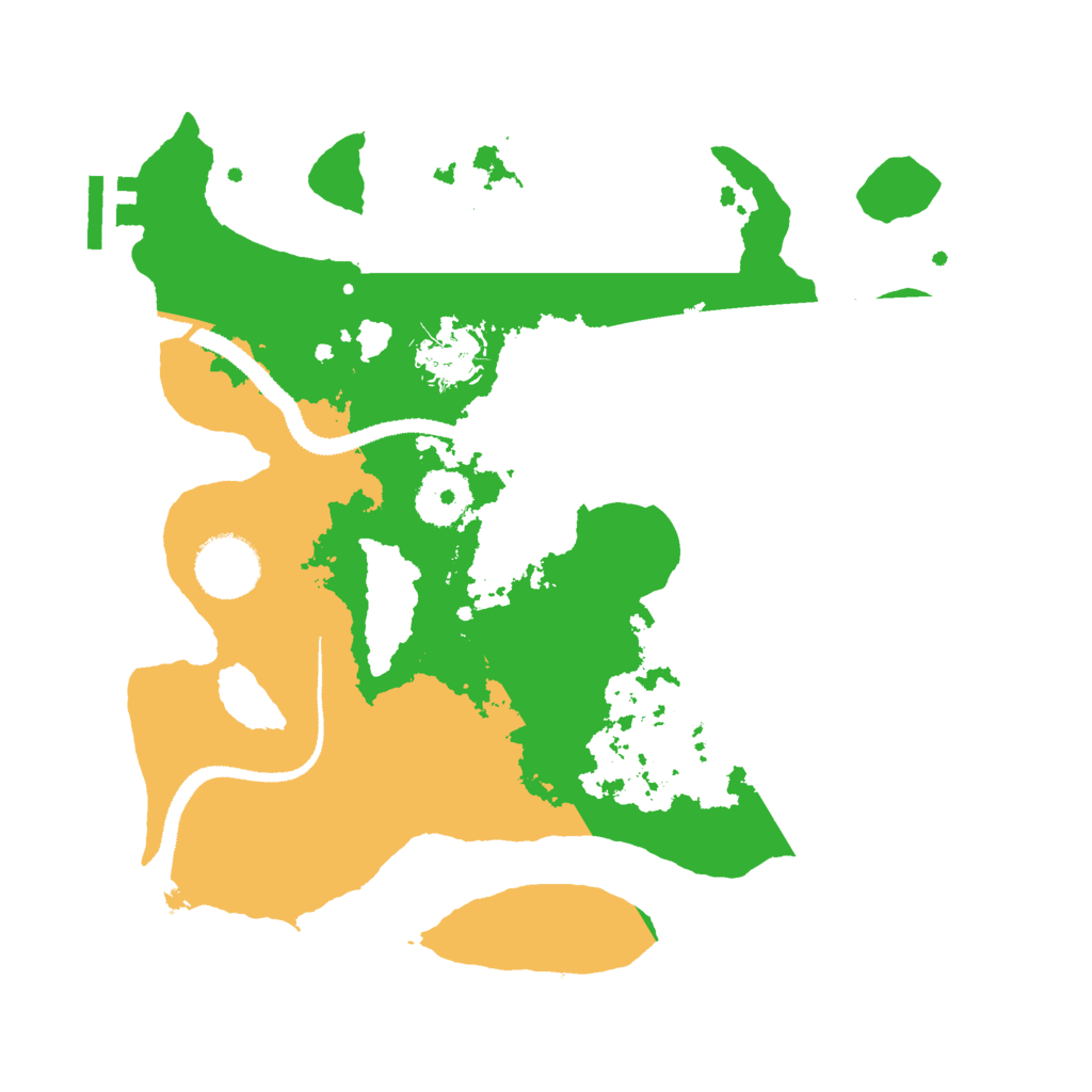 Biome Rust Map: Procedural Map, Size: 3000, Seed: 10459