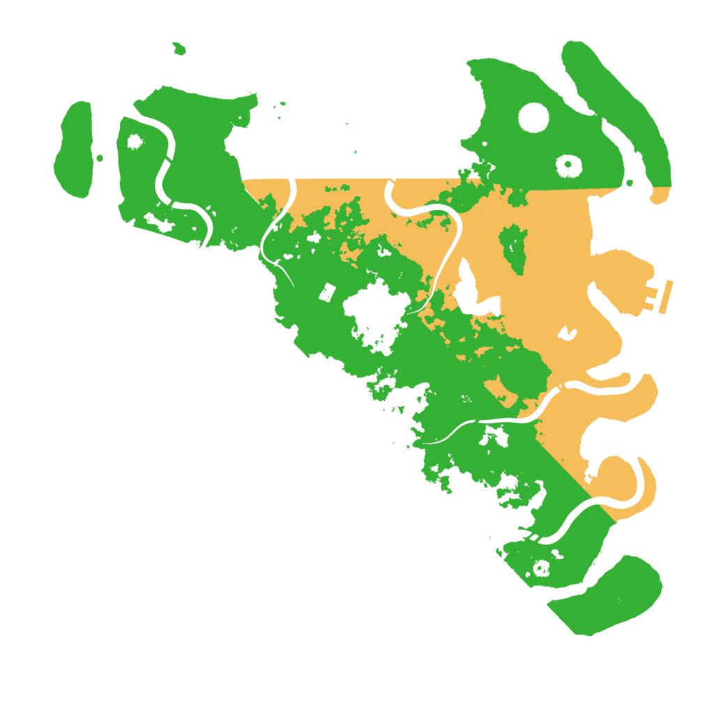 Biome Rust Map: Procedural Map, Size: 4250, Seed: 2050539816