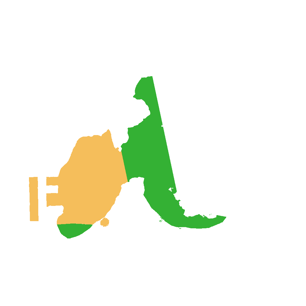 Biome Rust Map: Procedural Map, Size: 1400, Seed: 1147