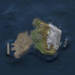 Thumbnail Rust Map: Procedural Map, Size: 1400, Seed: 1147, 4 Monuments