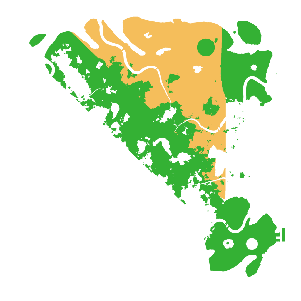Biome Rust Map: Procedural Map, Size: 4500, Seed: 1388472087