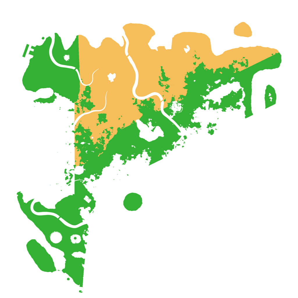 Biome Rust Map: Procedural Map, Size: 4500, Seed: 353460847