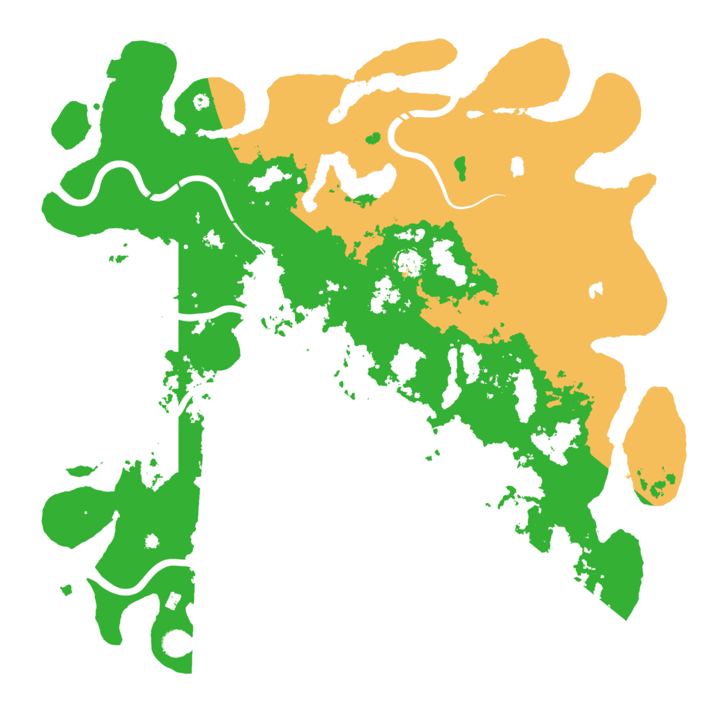 Biome Rust Map: Procedural Map, Size: 4500, Seed: 353194529