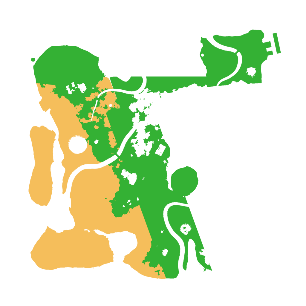 Biome Rust Map: Procedural Map, Size: 3000, Seed: 4127689