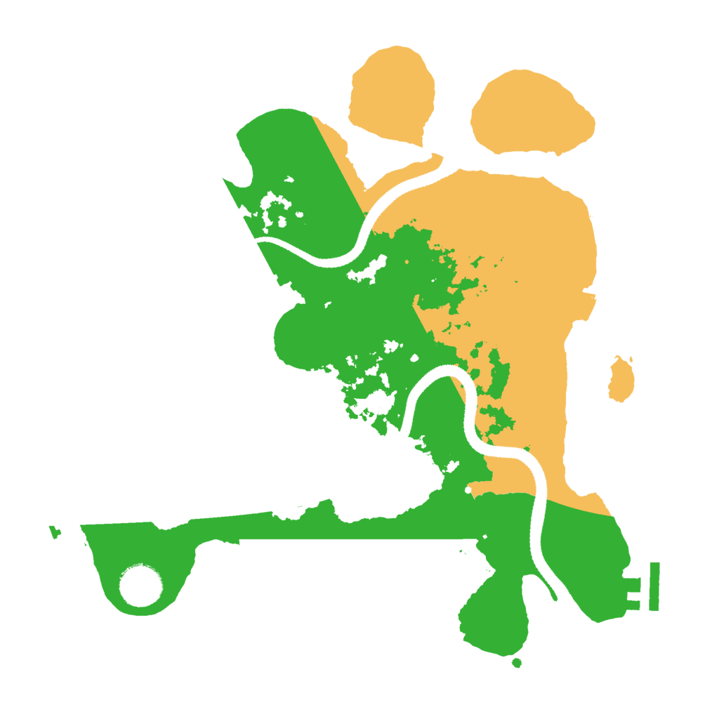 Biome Rust Map: Procedural Map, Size: 3000, Seed: 47786