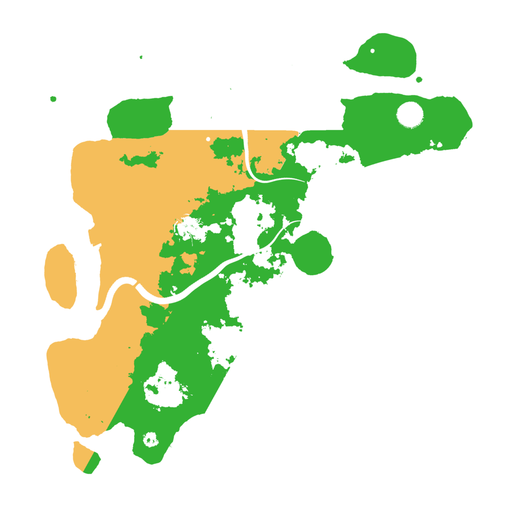 Biome Rust Map: Procedural Map, Size: 3500, Seed: 2000244298