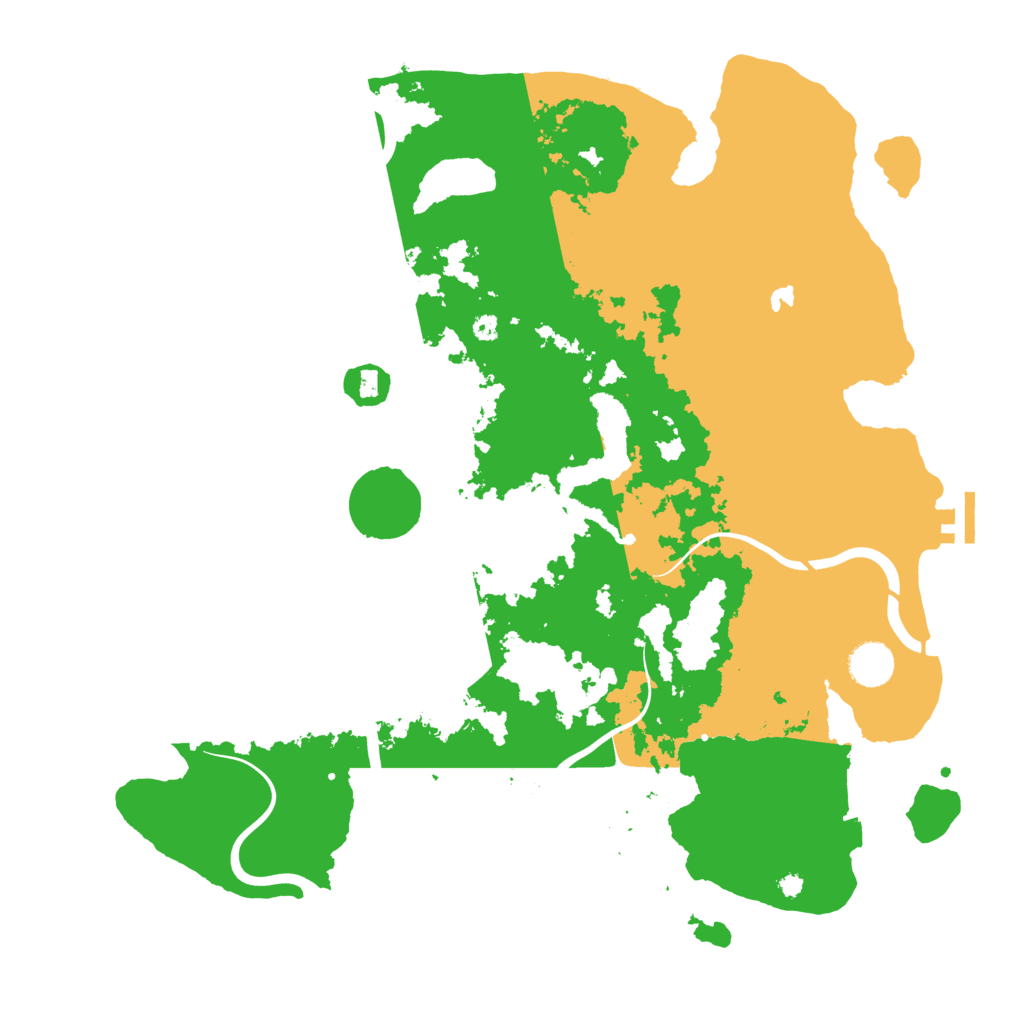 Biome Rust Map: Procedural Map, Size: 4000, Seed: 48759