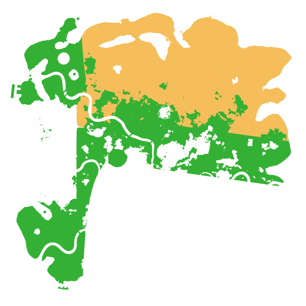 Biome Rust Map: Procedural Map, Size: 4500, Seed: 282345679
