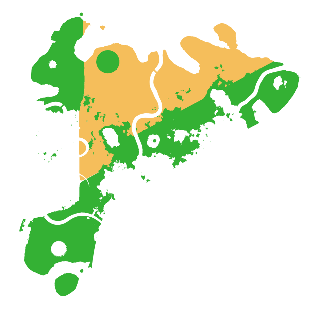 Biome Rust Map: Procedural Map, Size: 3636, Seed: 481981