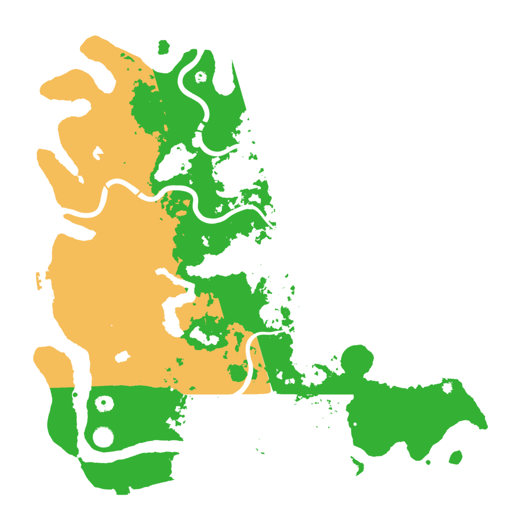 Biome Rust Map: Procedural Map, Size: 4500, Seed: 60327082