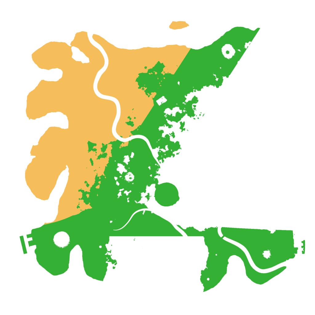 Biome Rust Map: Procedural Map, Size: 3500, Seed: 1410642033