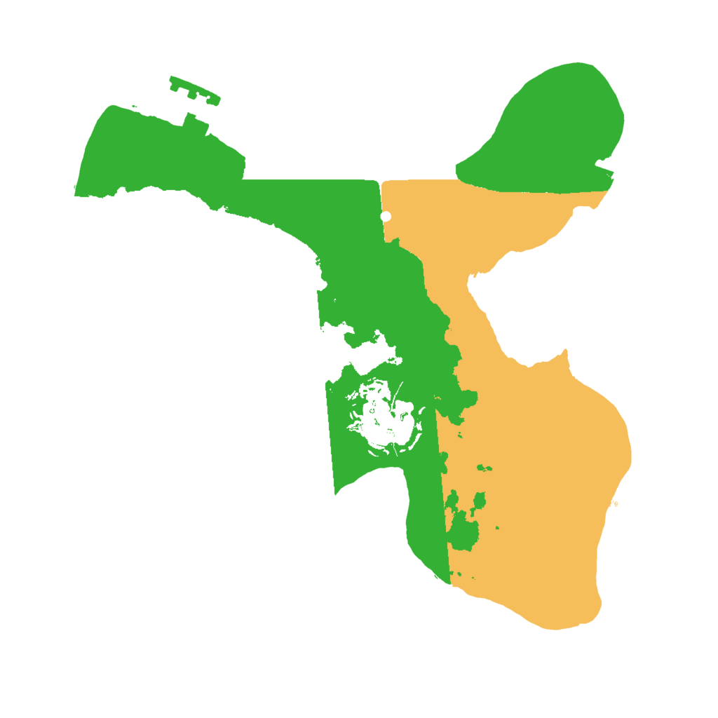 Biome Rust Map: Procedural Map, Size: 2000, Seed: 171572597