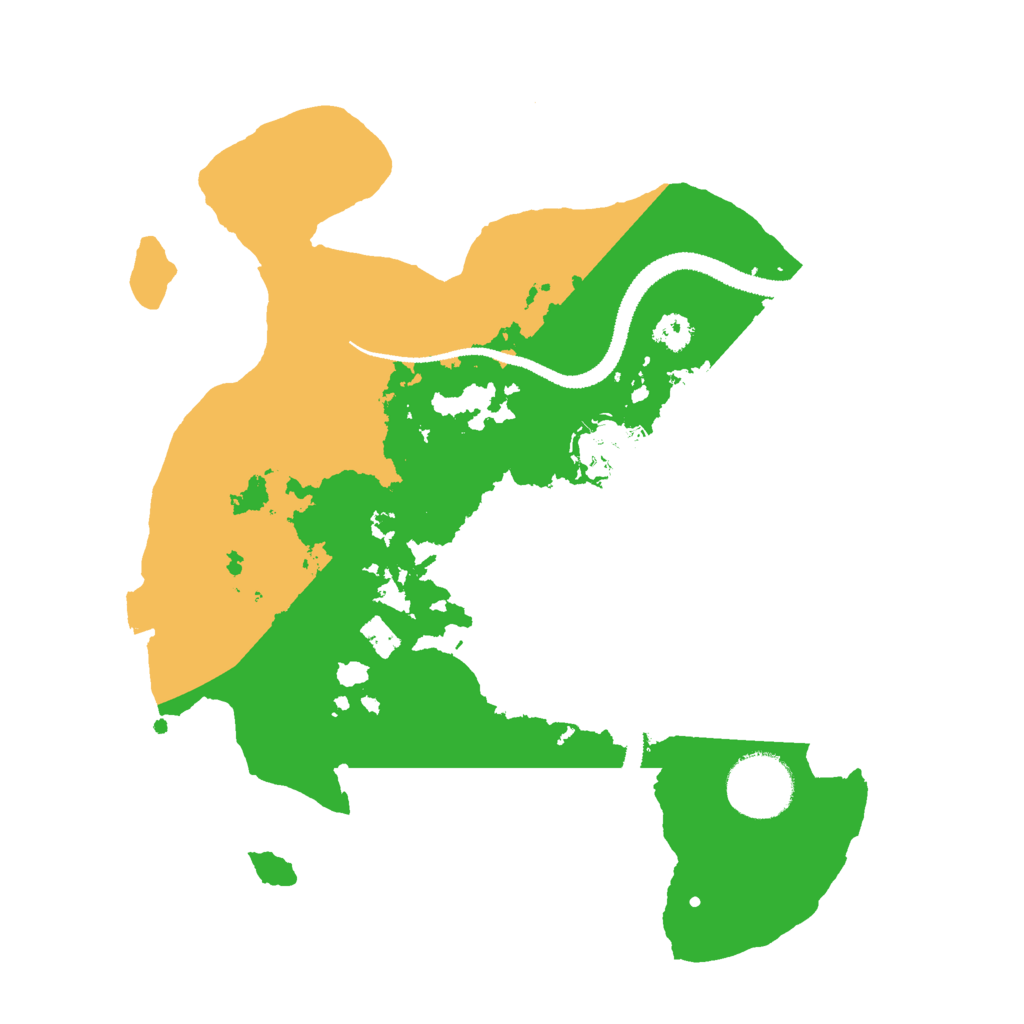 Biome Rust Map: Procedural Map, Size: 2800, Seed: 1678802598