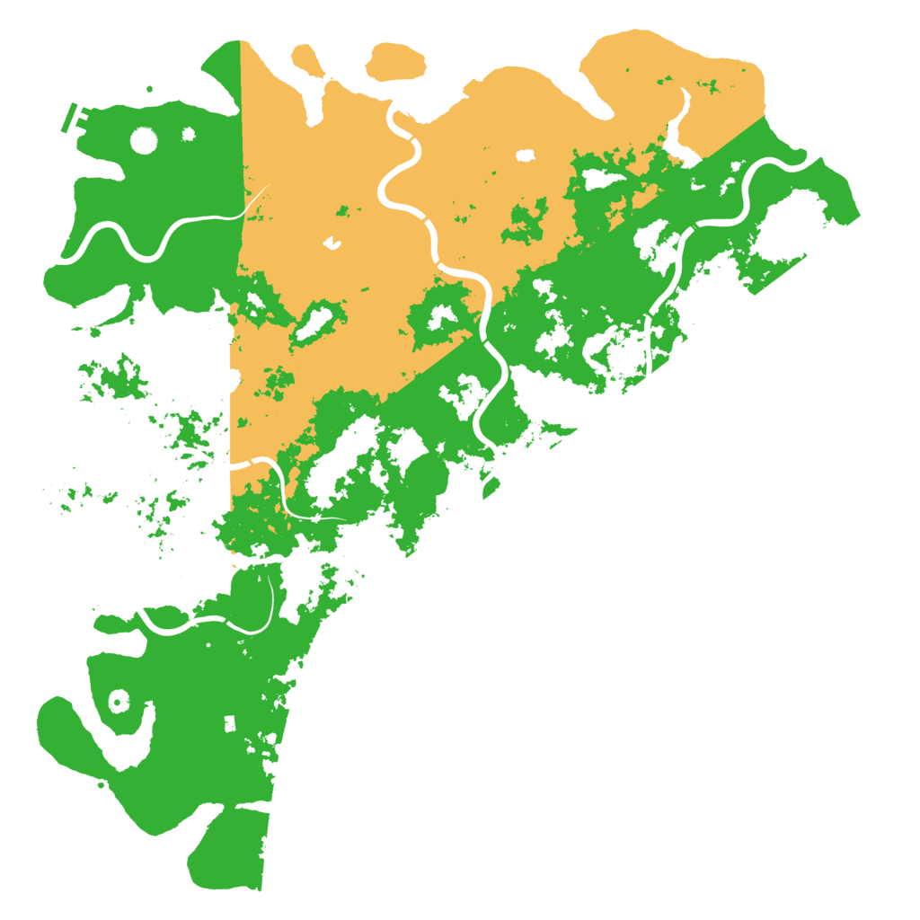 Biome Rust Map: Procedural Map, Size: 6000, Seed: 1331288570