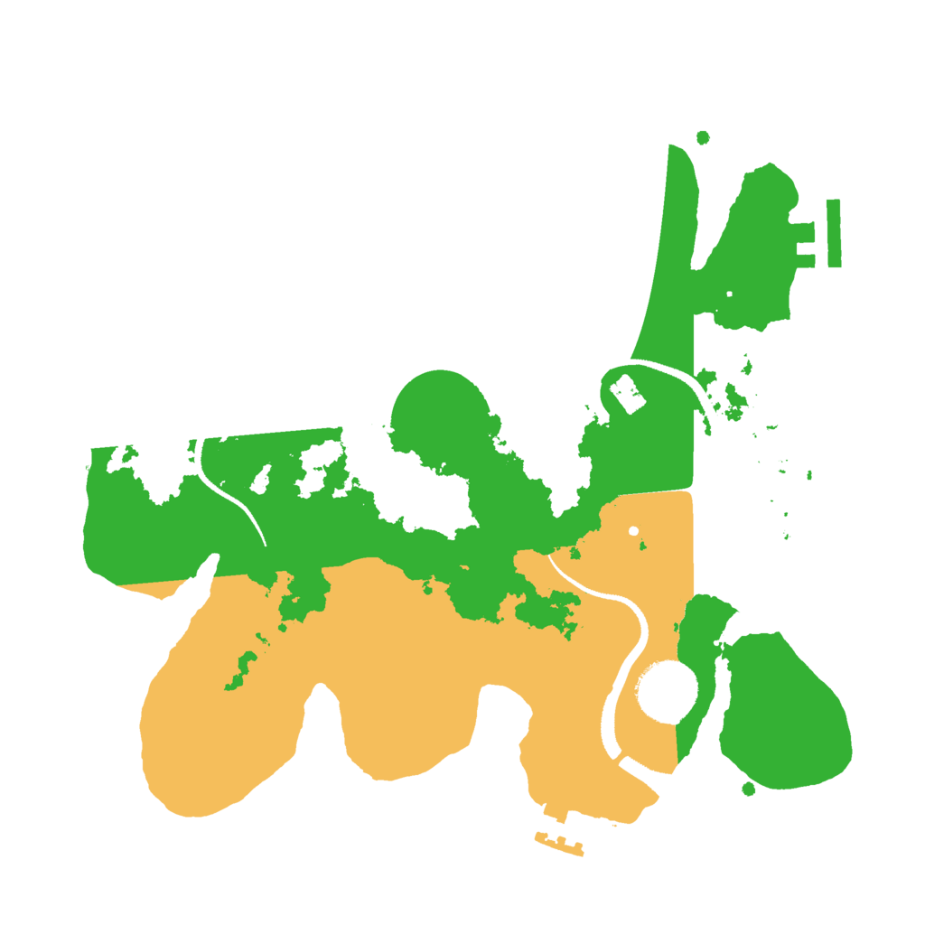 Biome Rust Map: Procedural Map, Size: 2750, Seed: 448376722