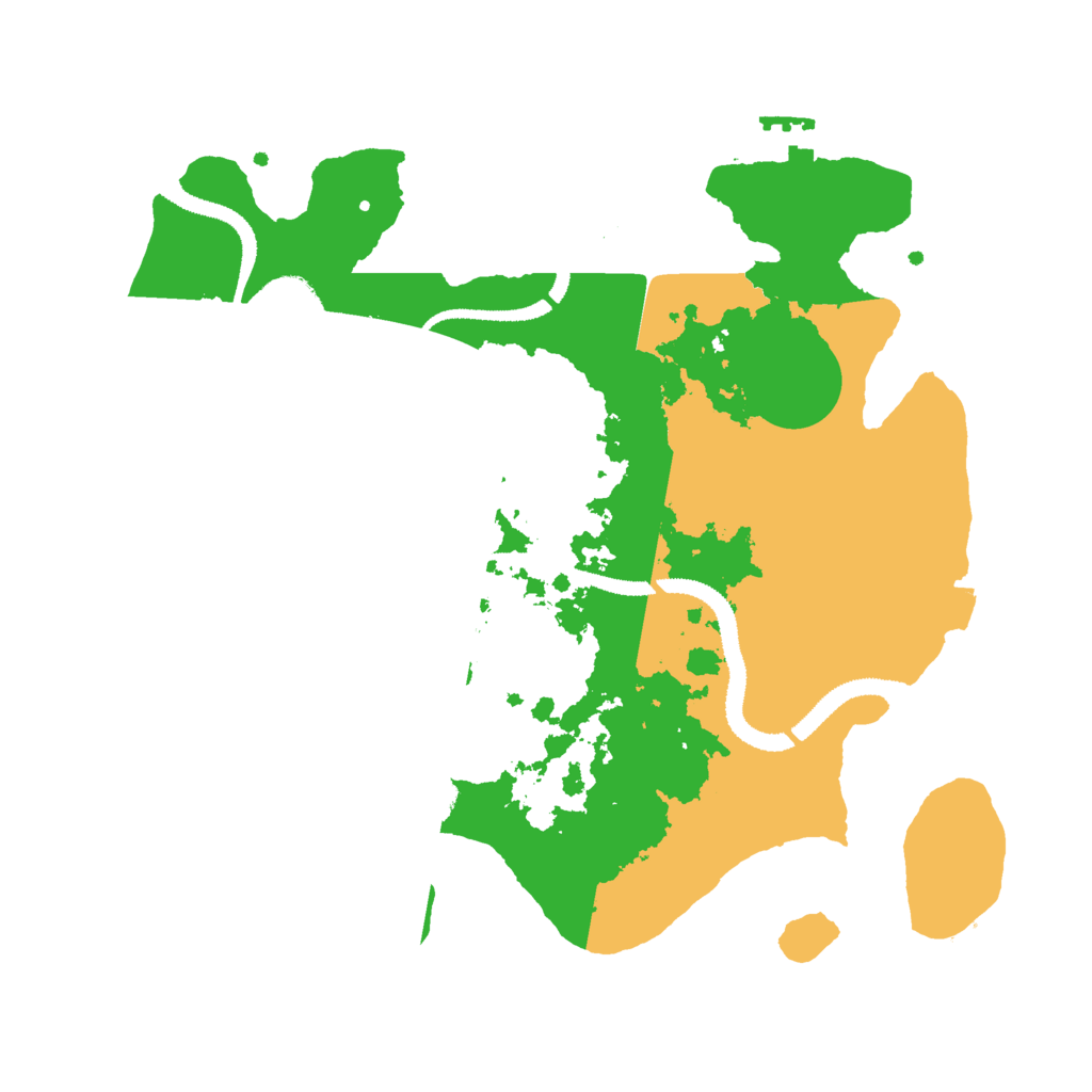 Biome Rust Map: Procedural Map, Size: 3000, Seed: 708835201