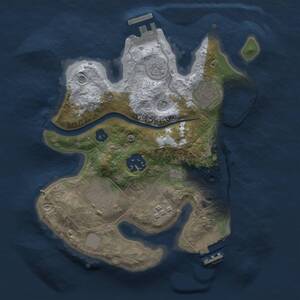 Thumbnail Rust Map: Procedural Map, Size: 2400, Seed: 2002467296, 9 Monuments