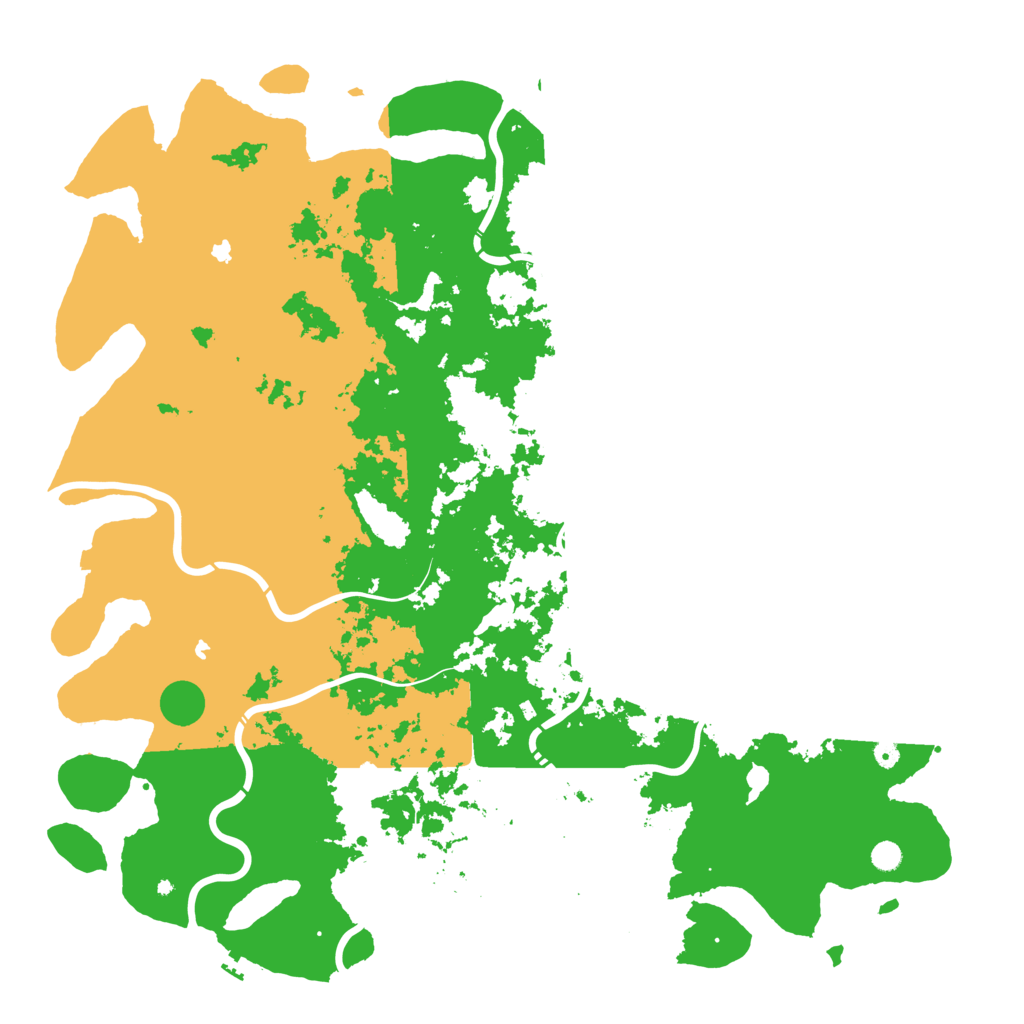 Biome Rust Map: Procedural Map, Size: 6000, Seed: 1261188149