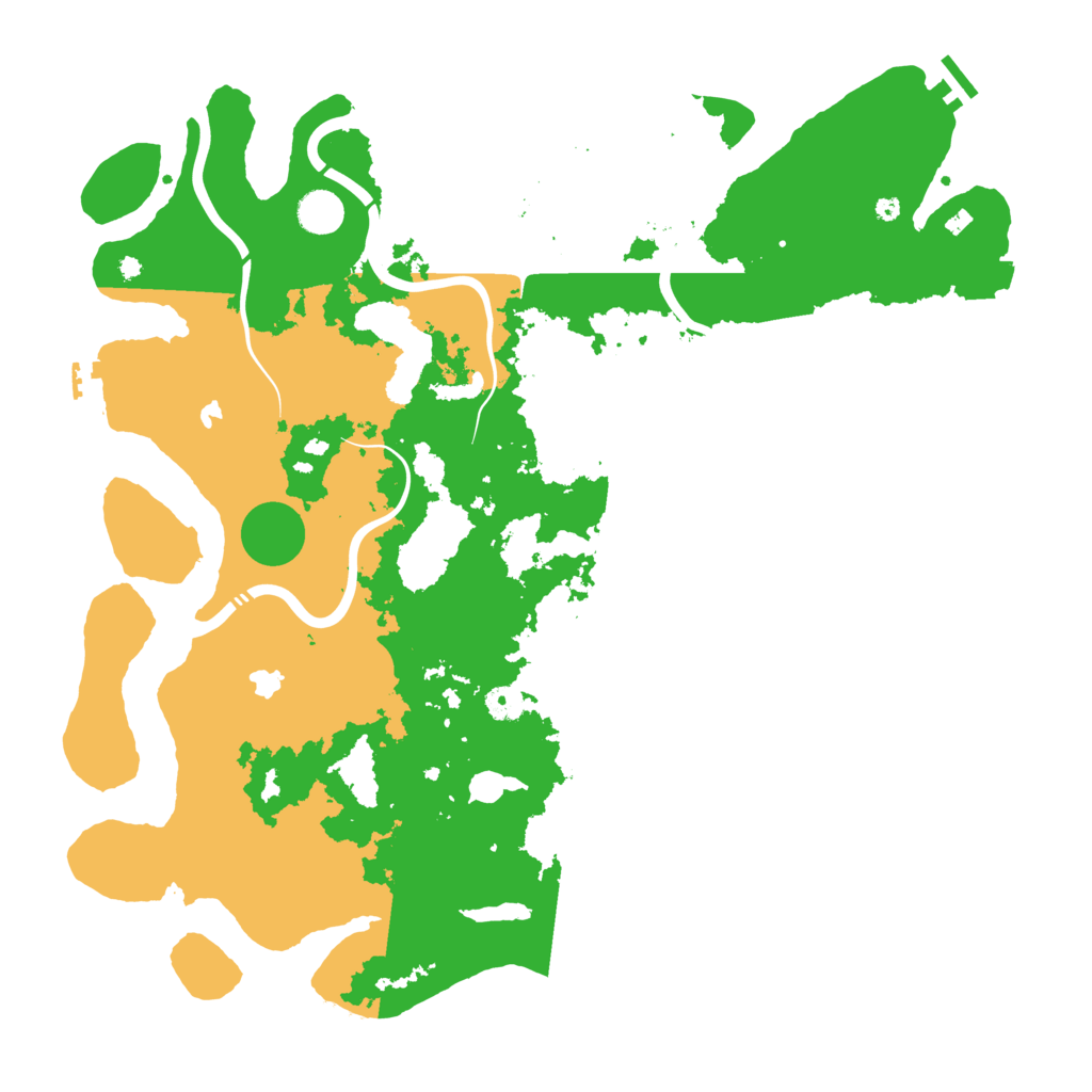 Biome Rust Map: Procedural Map, Size: 4500, Seed: 204386234
