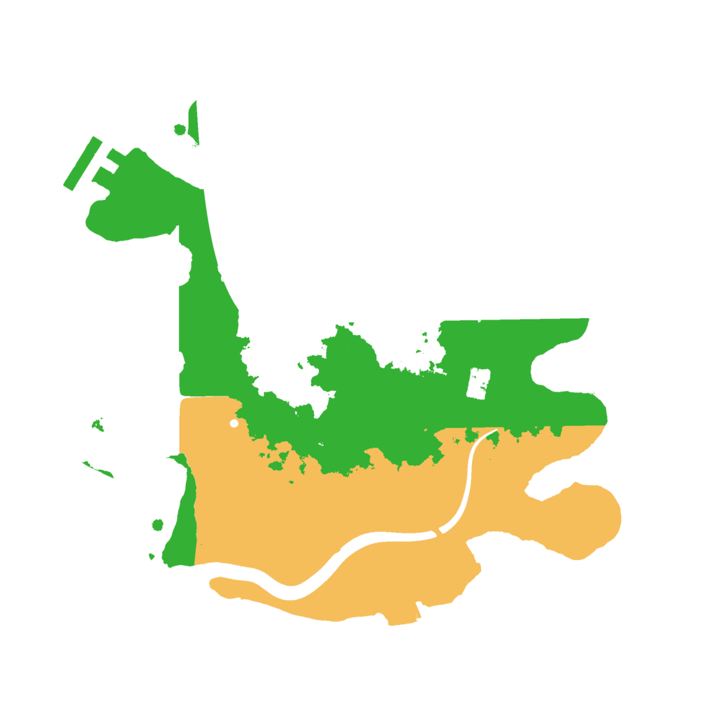 Biome Rust Map: Procedural Map, Size: 2500, Seed: 6431223