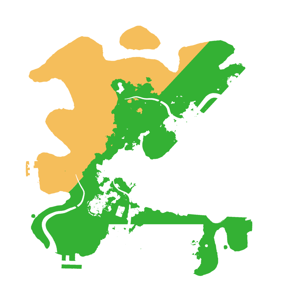 Biome Rust Map: Procedural Map, Size: 3000, Seed: 977803