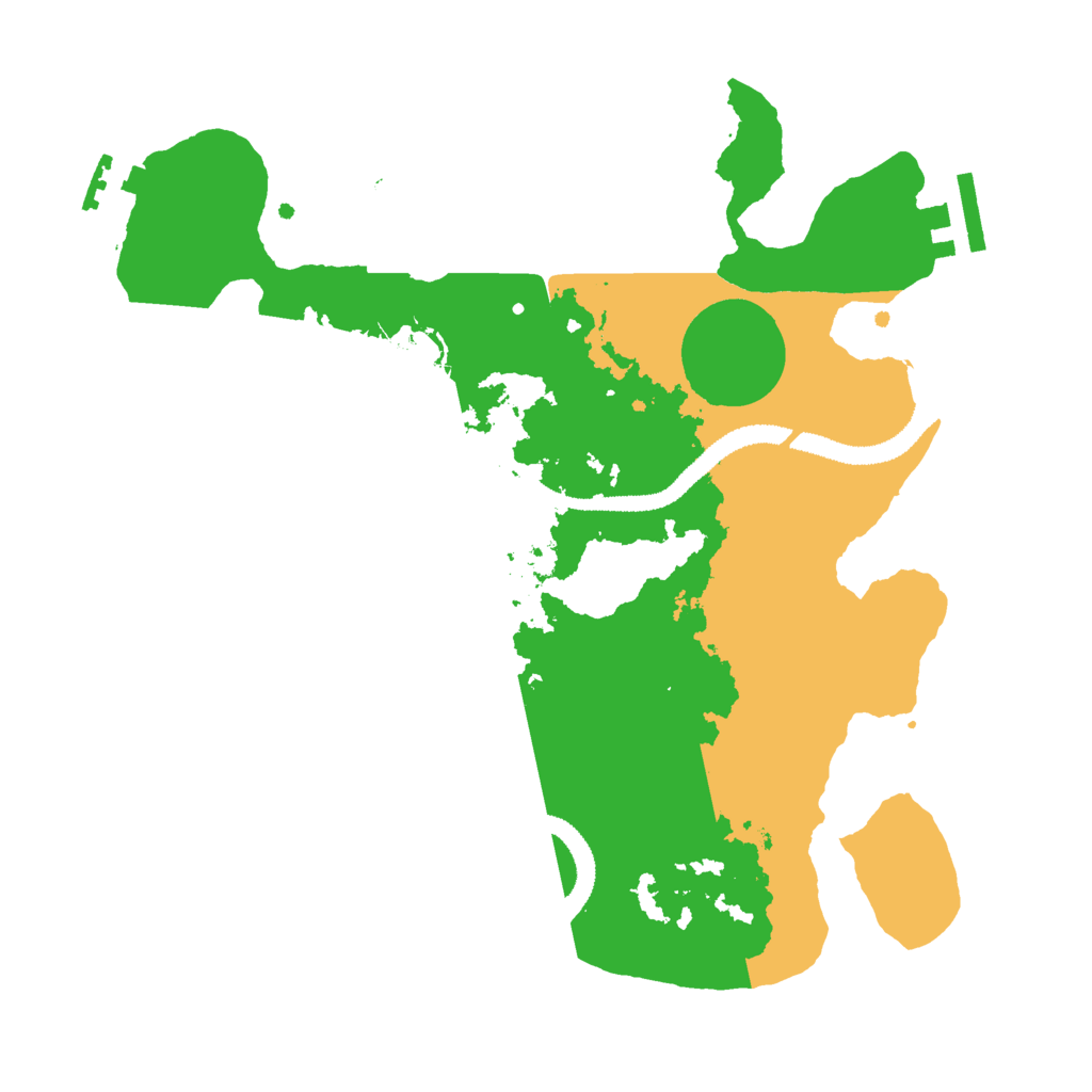 Biome Rust Map: Procedural Map, Size: 2800, Seed: 648812