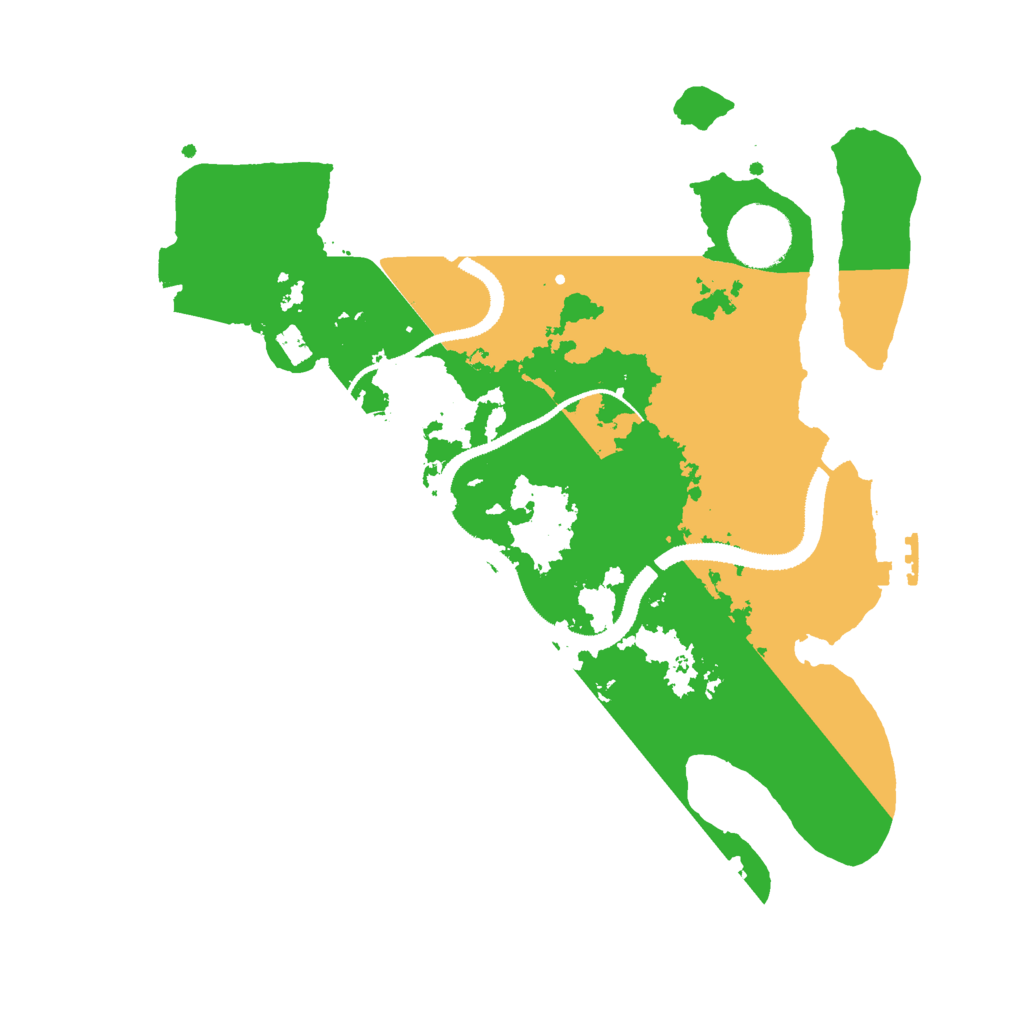 Biome Rust Map: Procedural Map, Size: 3000, Seed: 5438102