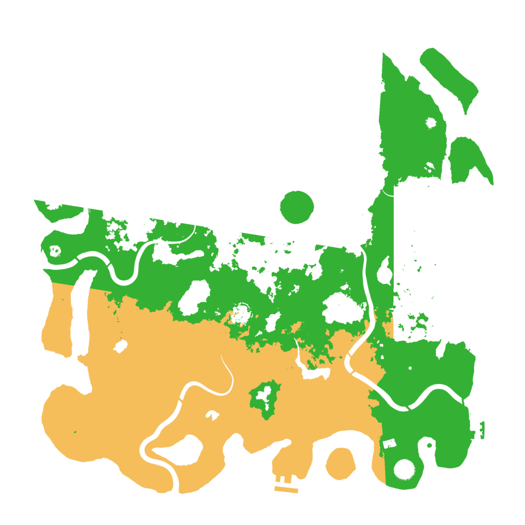 Biome Rust Map: Procedural Map, Size: 4500, Seed: 918003921