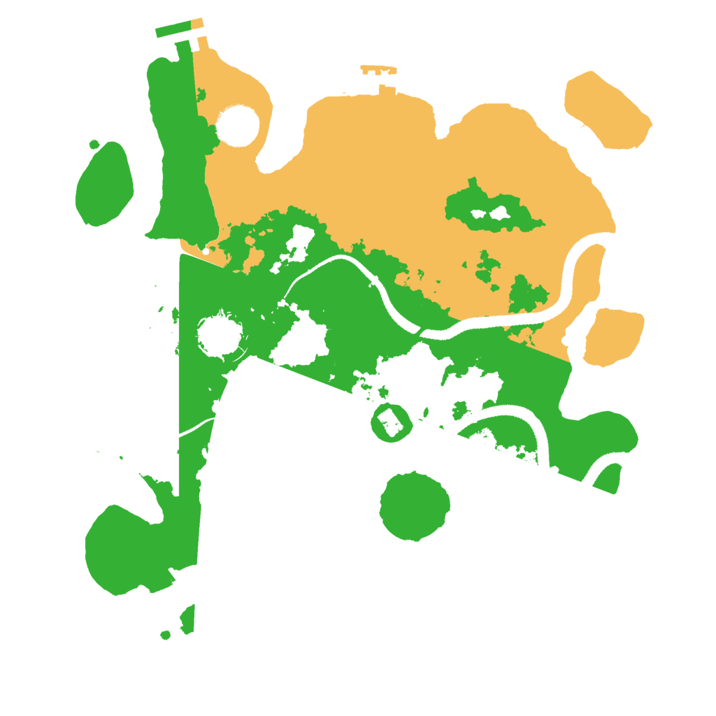 Biome Rust Map: Procedural Map, Size: 3000, Seed: 50000000