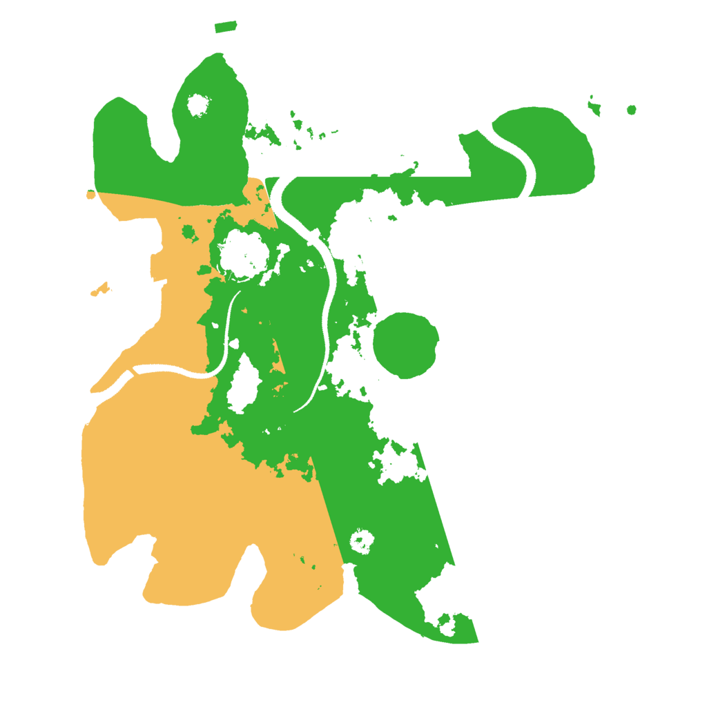 Biome Rust Map: Procedural Map, Size: 3000, Seed: 1350414459