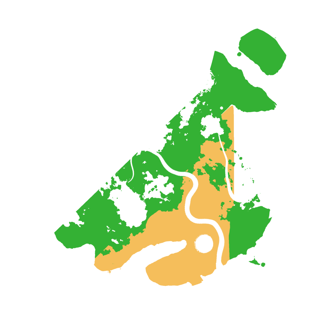 Biome Rust Map: Procedural Map, Size: 3000, Seed: 1289182207