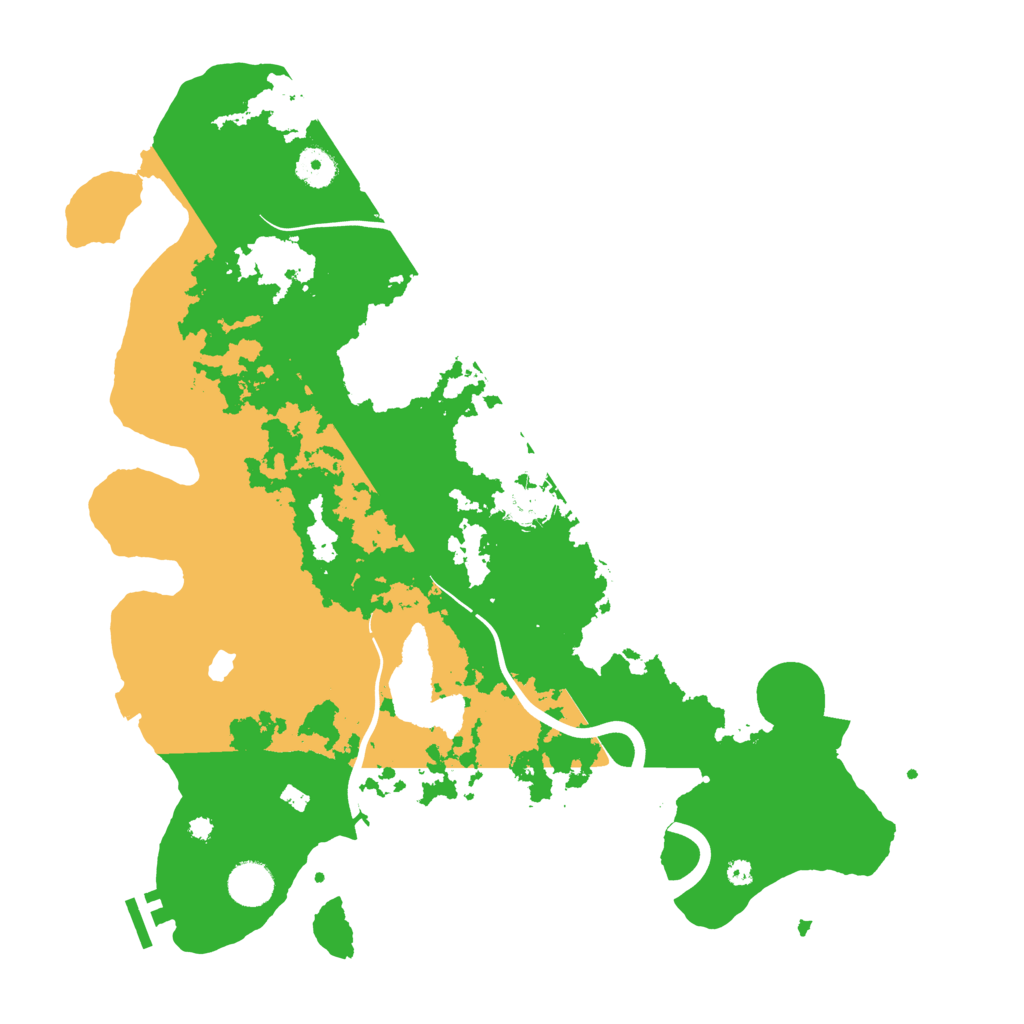 Biome Rust Map: Procedural Map, Size: 4000, Seed: 1129956706