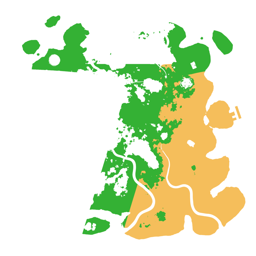 Biome Rust Map: Procedural Map, Size: 4000, Seed: 848259909