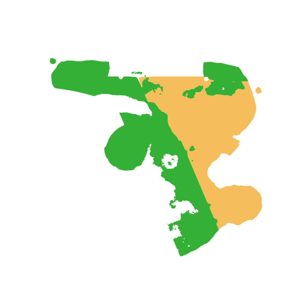 Biome Rust Map: Procedural Map, Size: 2000, Seed: 1744764549