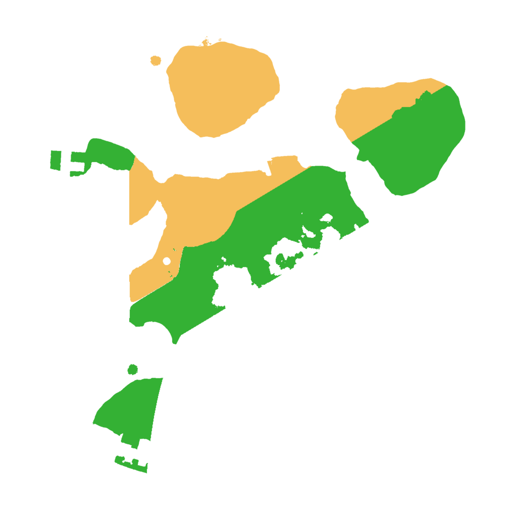 Biome Rust Map: Procedural Map, Size: 2000, Seed: 544898018