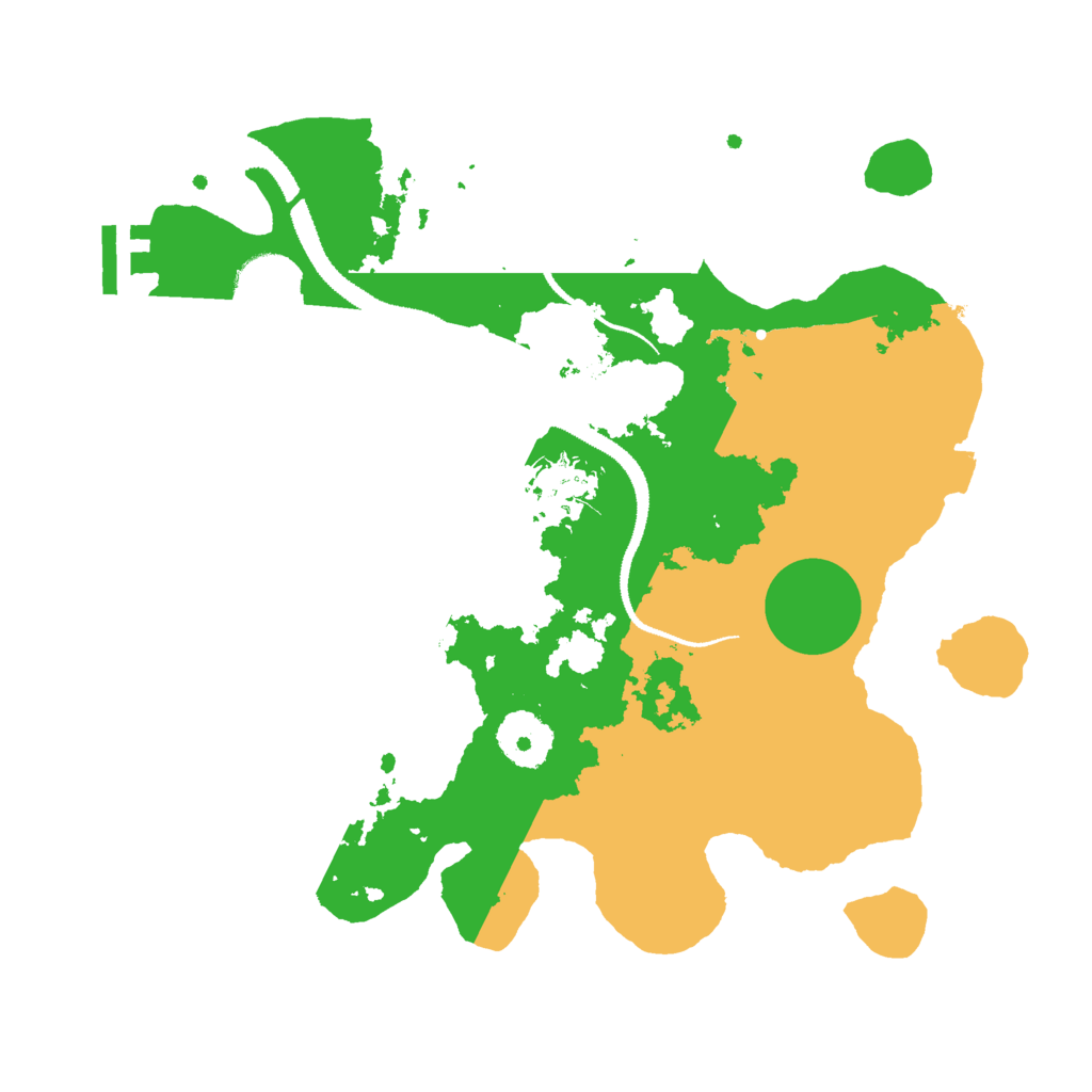 Biome Rust Map: Procedural Map, Size: 3000, Seed: 180967831