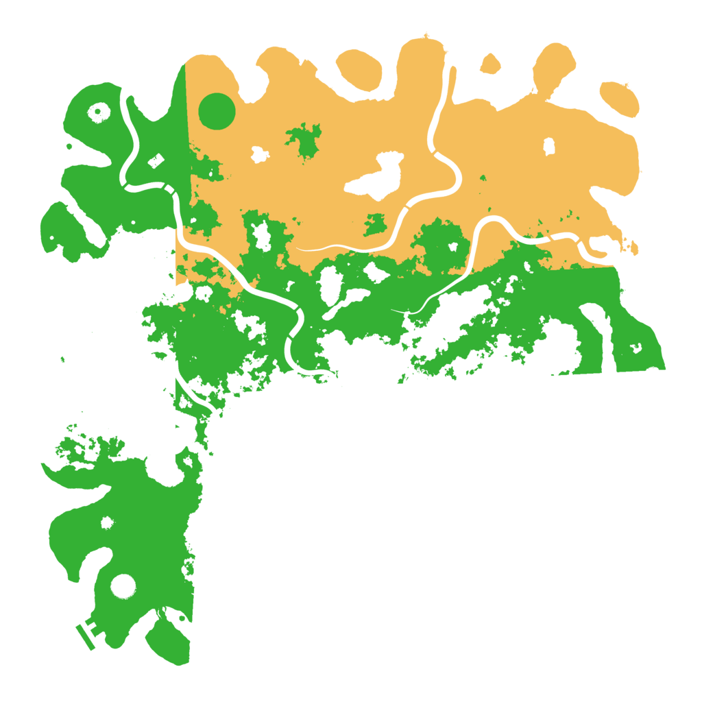 Biome Rust Map: Procedural Map, Size: 5000, Seed: 987654321
