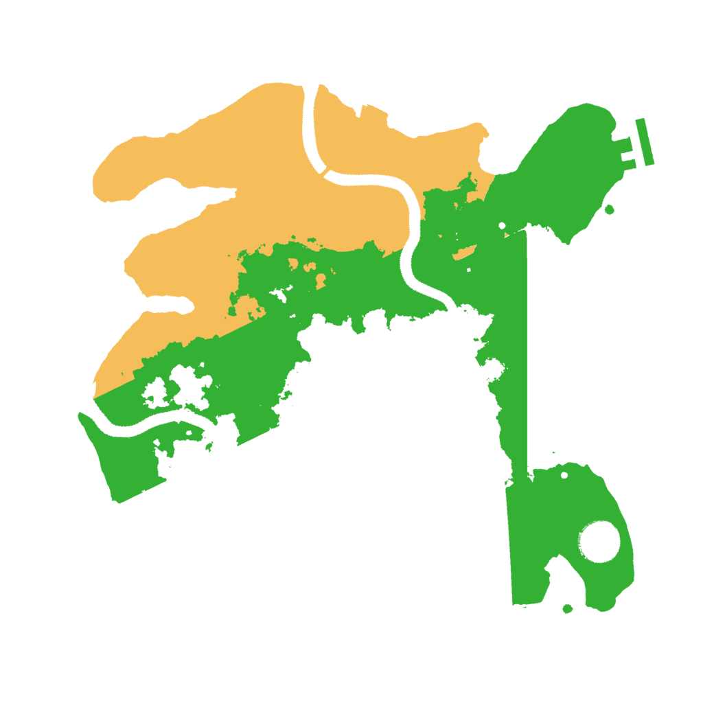 Biome Rust Map: Procedural Map, Size: 3000, Seed: 78273132