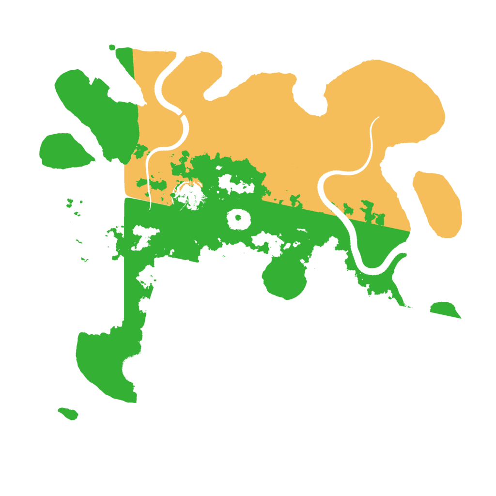 Biome Rust Map: Procedural Map, Size: 3250, Seed: 4872384