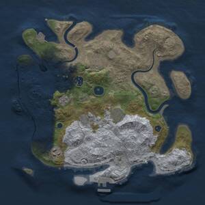 Thumbnail Rust Map: Procedural Map, Size: 3250, Seed: 4872384, 12 Monuments