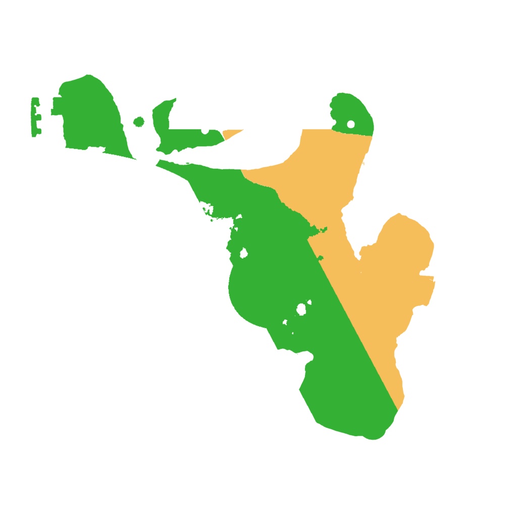 Biome Rust Map: Procedural Map, Size: 2000, Seed: 19931