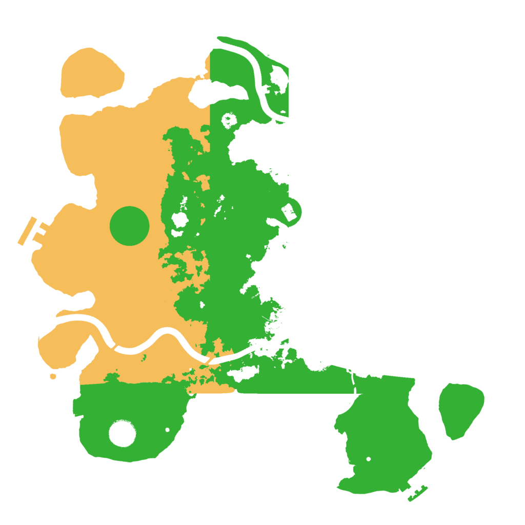 Biome Rust Map: Procedural Map, Size: 3500, Seed: 765597953
