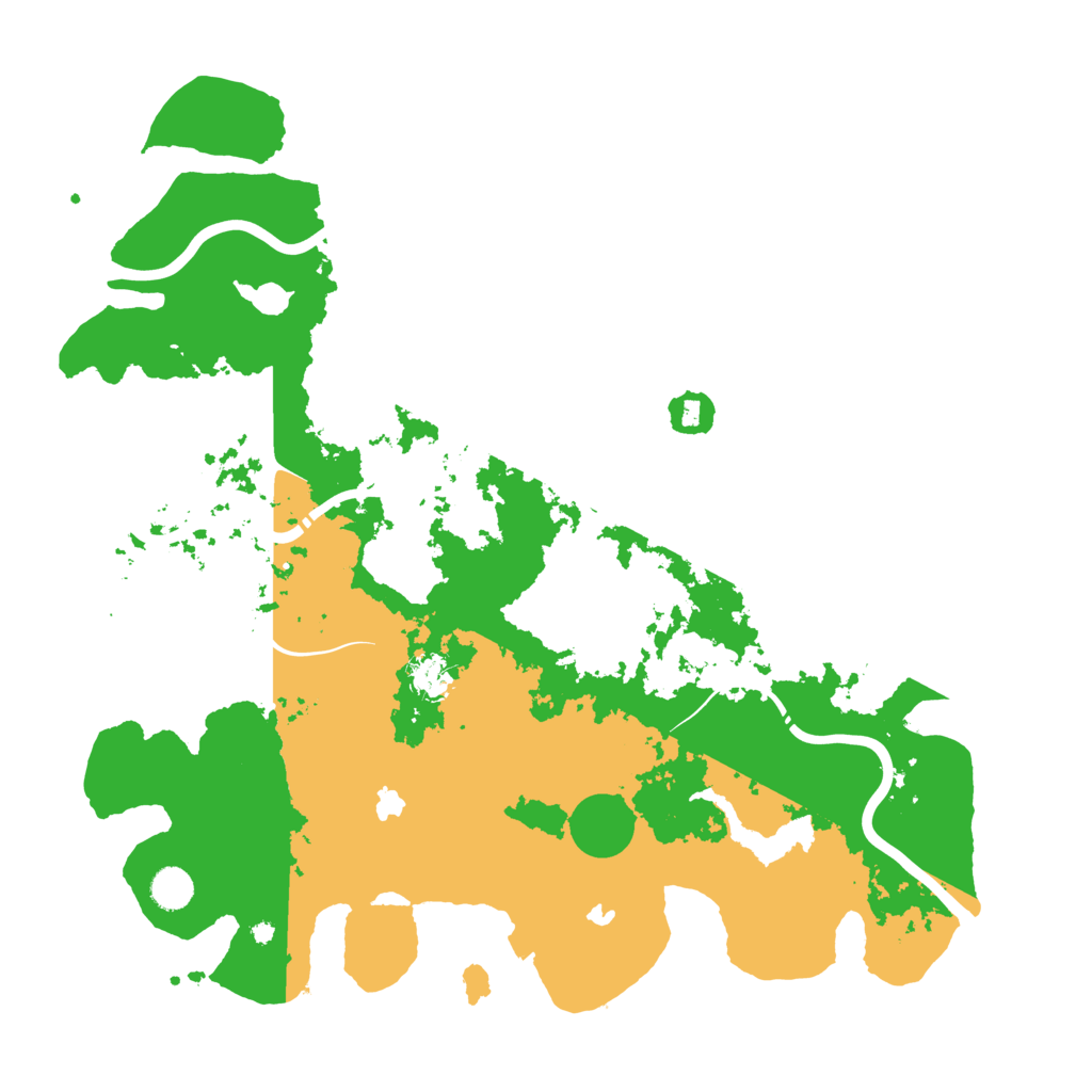 Biome Rust Map: Procedural Map, Size: 4500, Seed: 1295723276