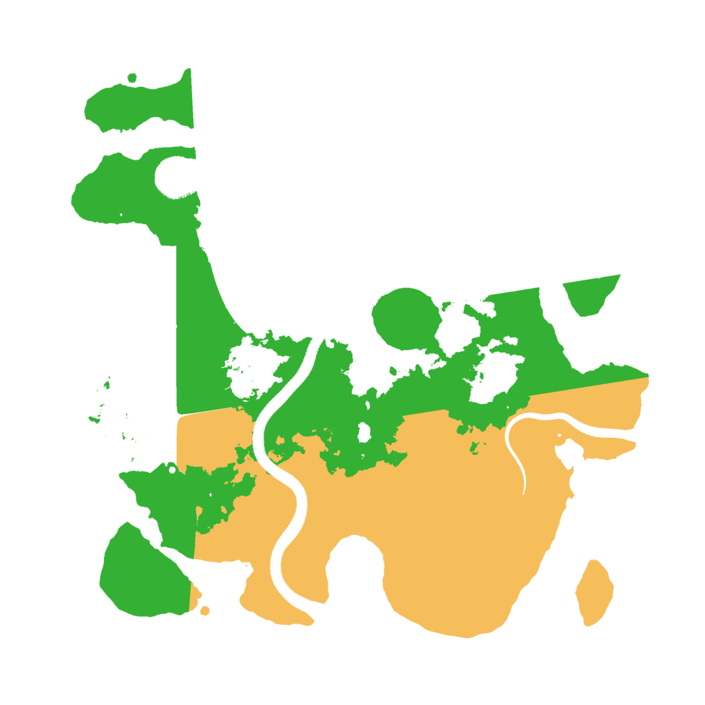 Biome Rust Map: Procedural Map, Size: 3000, Seed: 599662752