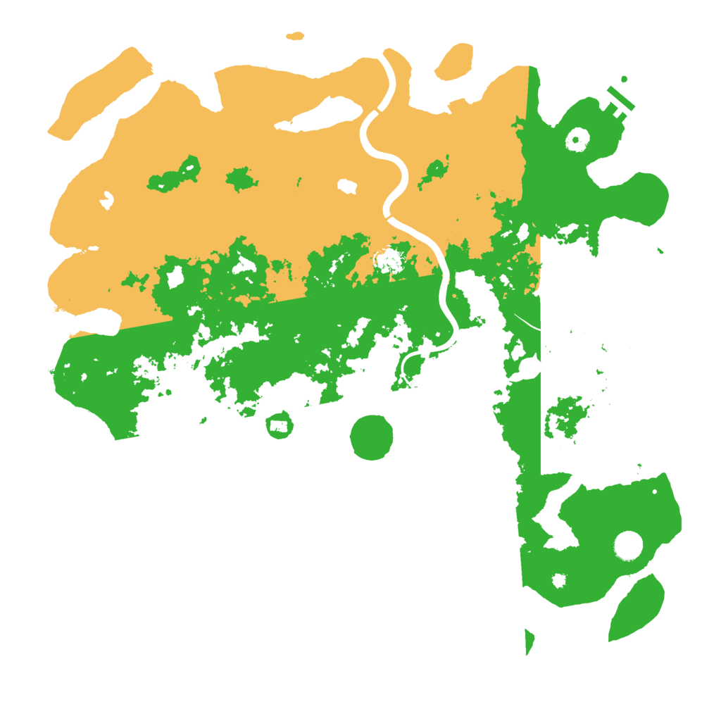 Biome Rust Map: Procedural Map, Size: 4500, Seed: 203707416